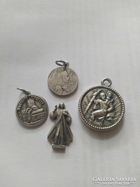 4 grace medals/holy pendants/talismans/coins