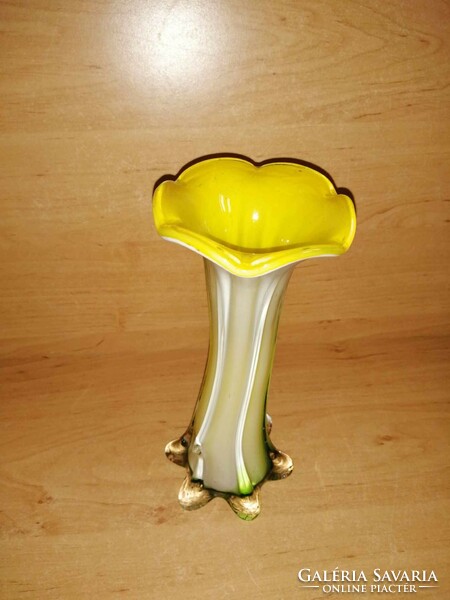 Muranoi üveg váza - 20,5 cm magas (1/d)