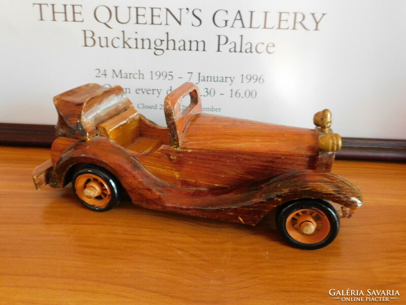 Vintage car - made of wood