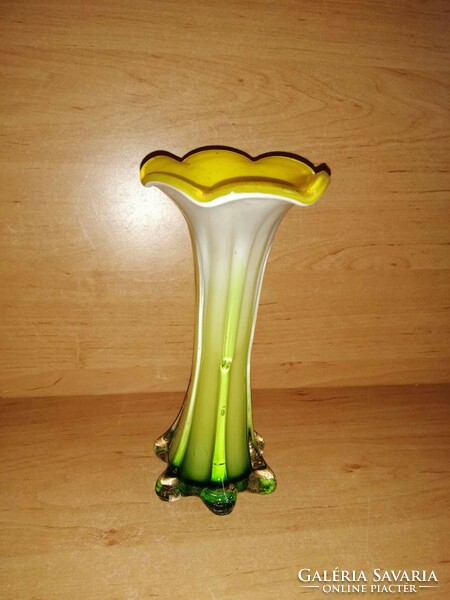 Muranoi üveg váza - 20,5 cm magas (1/d)