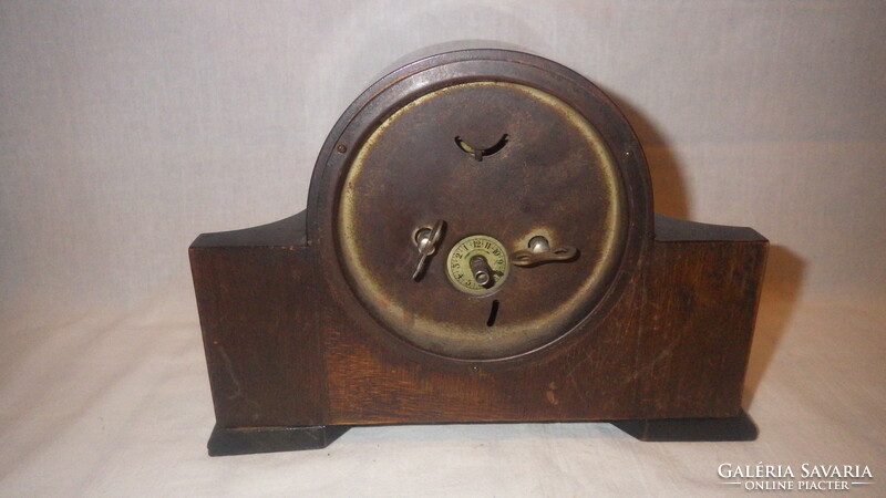 Antique table clock, works, interesting piece