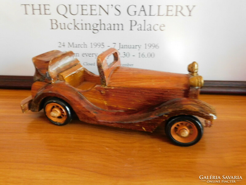 Vintage car - made of wood