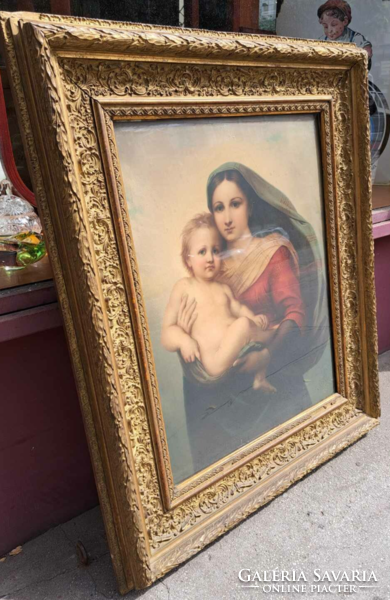 Holy image, Virgin Mary with the child Jesus