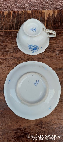 Herend porcelain cup + base (1)