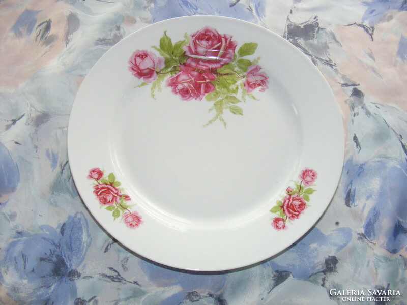 Zsolnay rosy round tray