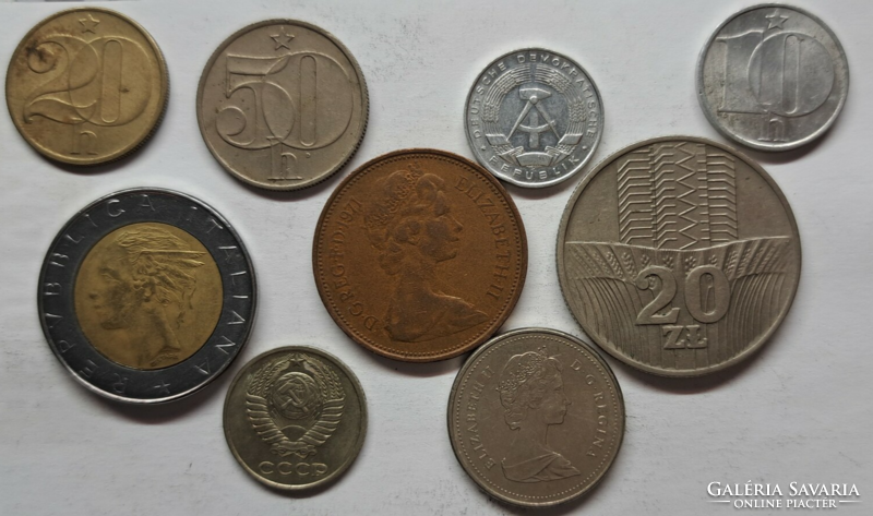 Mixed foreign currency coin package (t/10)