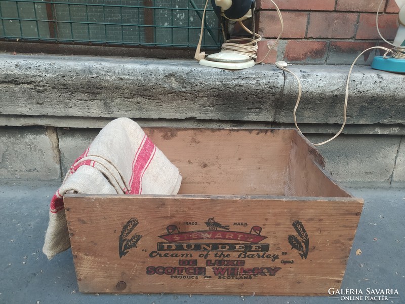 Vintage chotch whiskey wooden chest