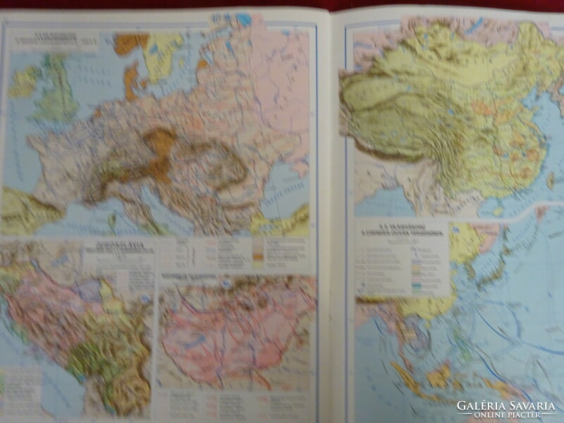 TÖRTÉNELMI ATLASZ, készítette a Kartográfiai Vállalat - 1981-ben. Jókai.