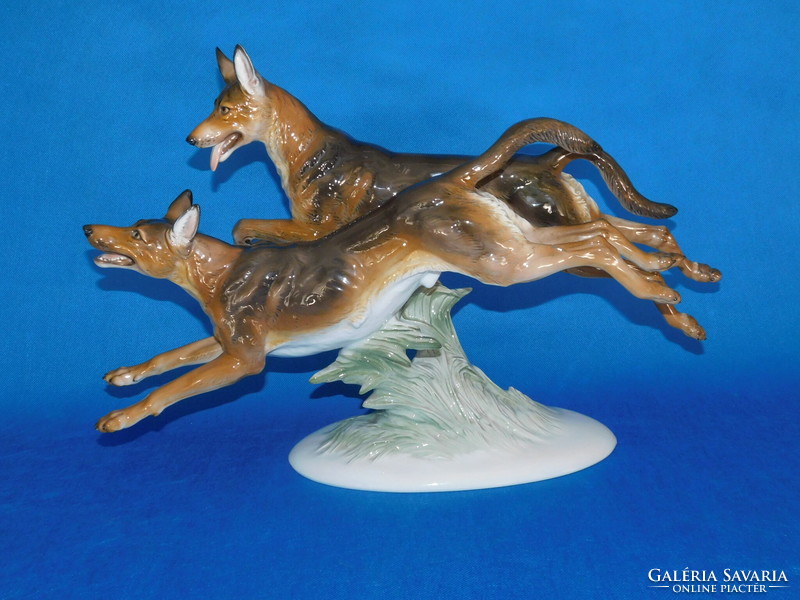 Rosenthal large dog pair