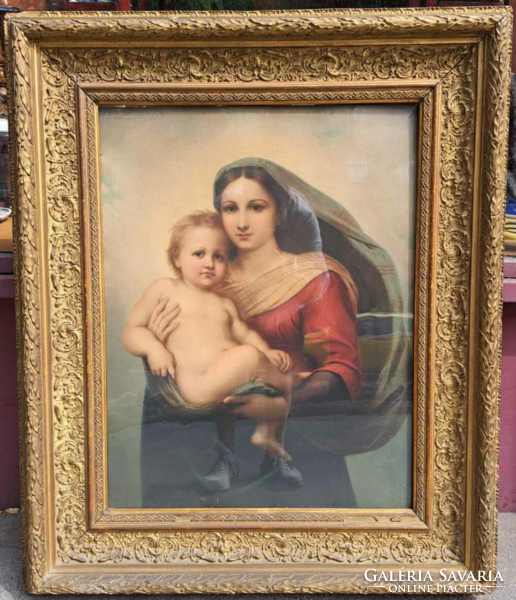 Holy image, Virgin Mary with the child Jesus