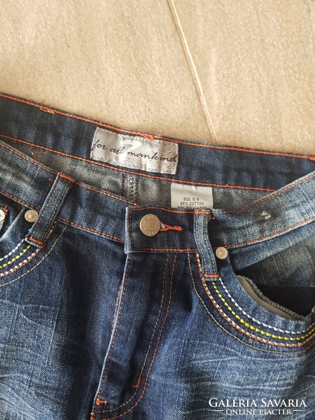 For all 7 mankid luxury denim mini skirt size 5/6