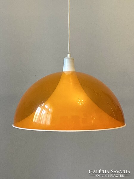 Orange and white plastic retro design chandelier lamp