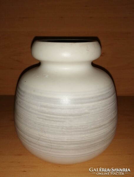 Német jelzett kerámia váza 12 cm (19/d)