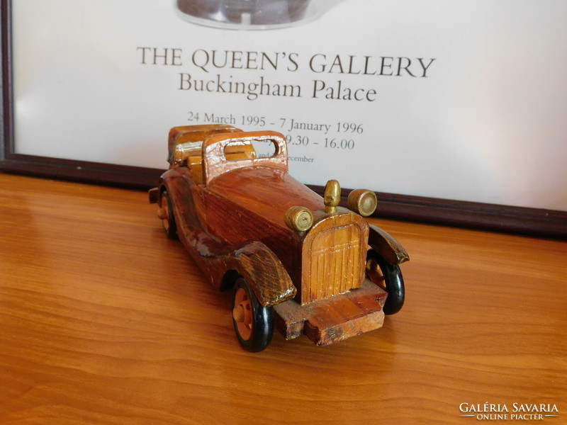 Vintage car - made of wood