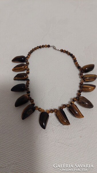 Tiger's eye necklace. A special beautiful piece!