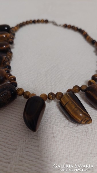Tiger's eye necklace. A special beautiful piece!