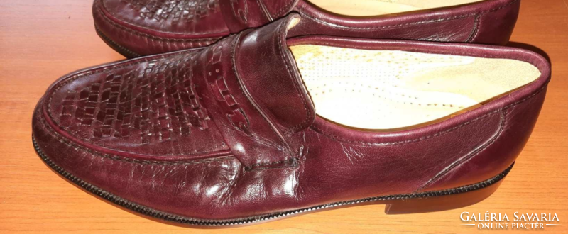 Baldo buratti Italian leather shoes size 47