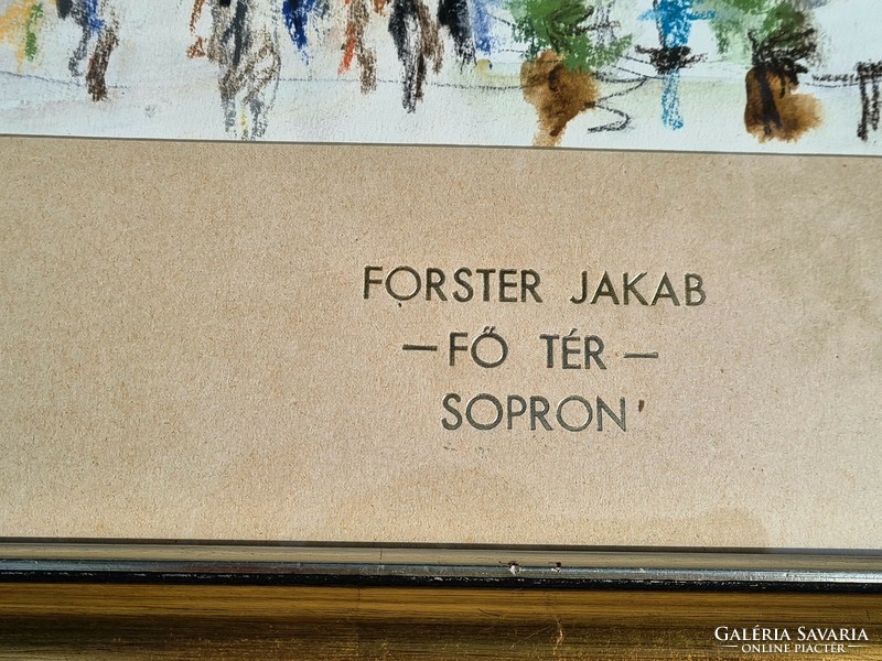 Fostner Jakab-Sopron Főtere-