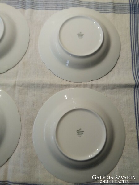 Porcelán mély tányér - gyümölcsösen - 4 db-os. /  Bavaria