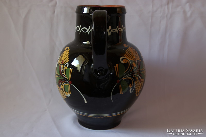 Large folk ceramic jug 25 cm