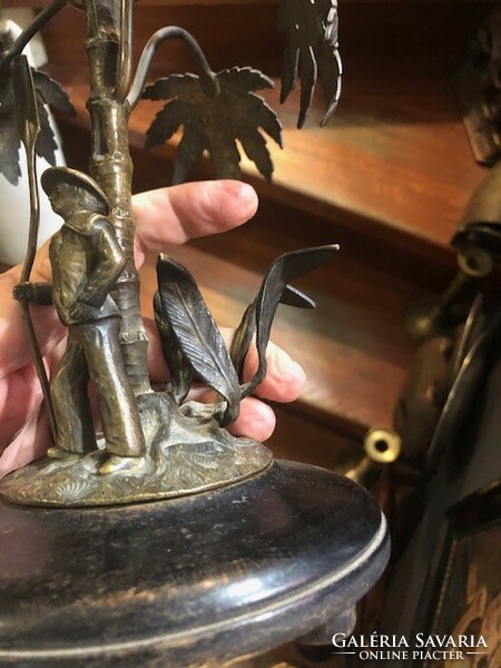 Art deco French bronze statue, 22 cm high rarity.