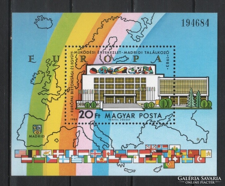 Magyar Postatiszta 3807 MBK 3608