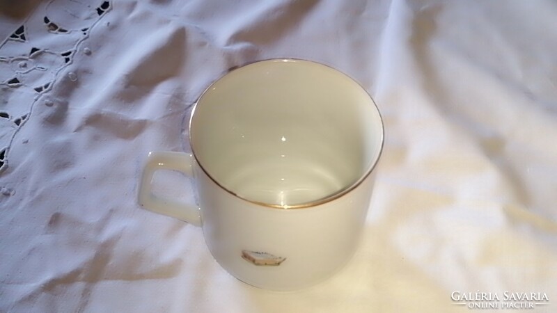 Zsolnay rarer, fairy tale pattern with cat pattern, cup, mug 18.