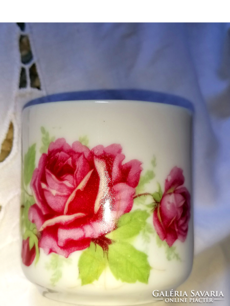 Zsolnay rose coffee cup 17.