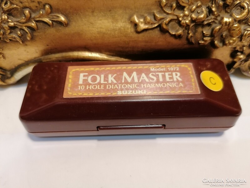Folk Master 1072 modell,szép állapotú szájharmonika