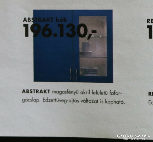 Ikea Abstrakt  2 db konyhabútor ajtó Ikea Abstrakt 2 db konyhabútor oldallap