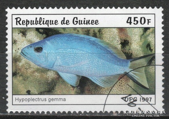 Halak, vízi élőlények 0006 (Guinee)  Mi 1649     0,90 Euró