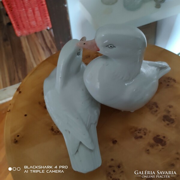 Extremely rare pair of raven house ducks (porcelain sale)