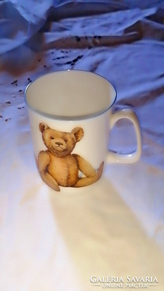 English, teddy bear cup, light elegant children's mug 1.