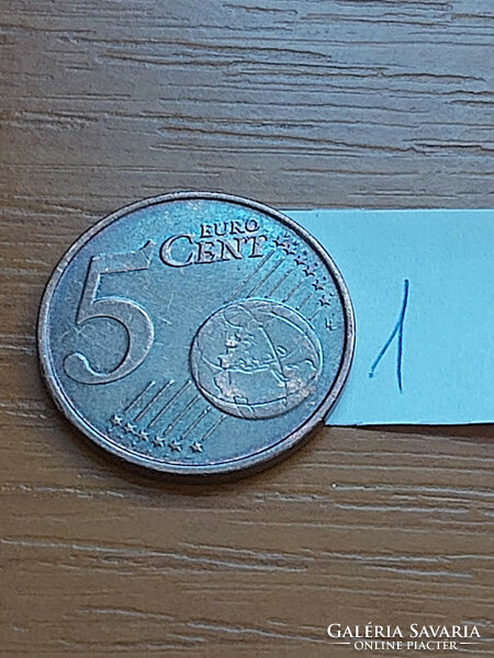 HOLLANDIA 5 EURO CENT 2000 Beatrix  1.