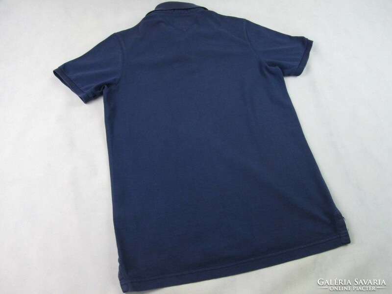 Original tommy hilfiger (m) sporty elegant short sleeve men's collared t-shirt