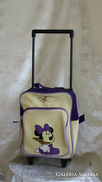 Disney Minnie rolling suitcase/backpack
