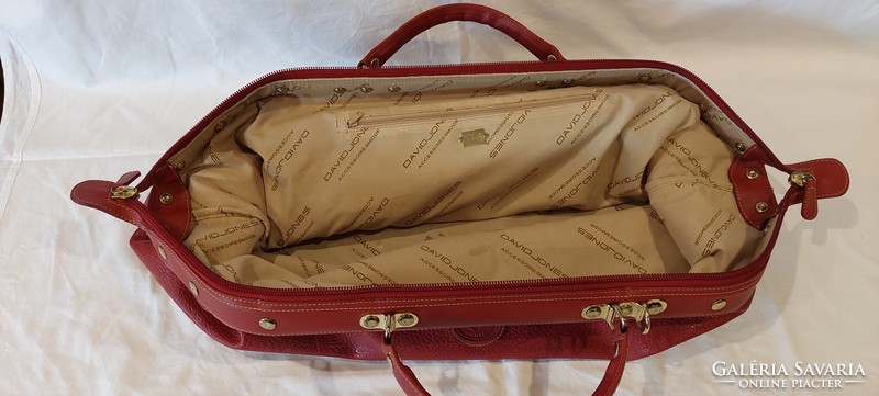 David Jones táska, bőrönd, szép állapot