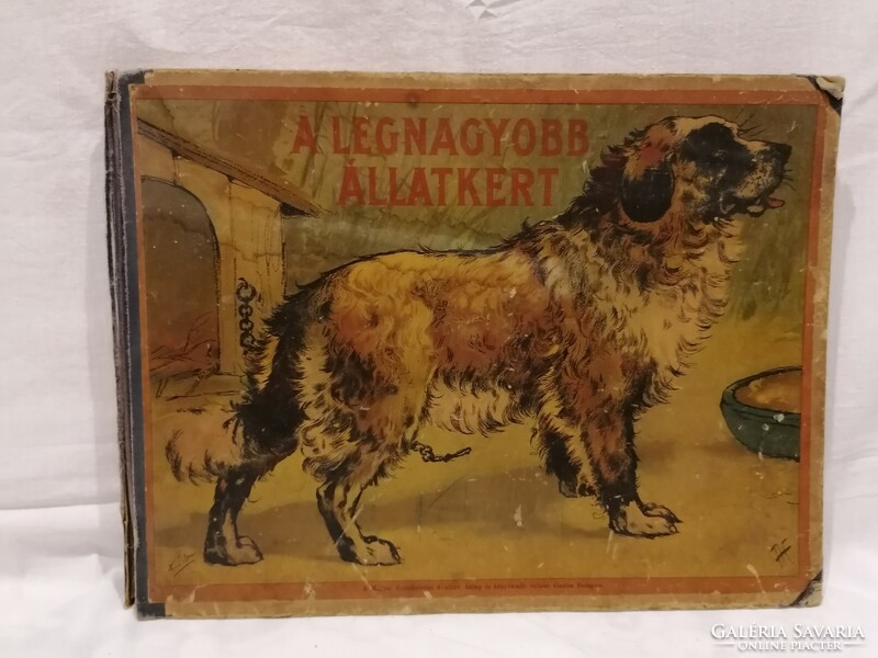A legnagyobb állatkert Magyar Kereskedelmi Közlöny kiadása 1914 körül RITKASÁG P46
