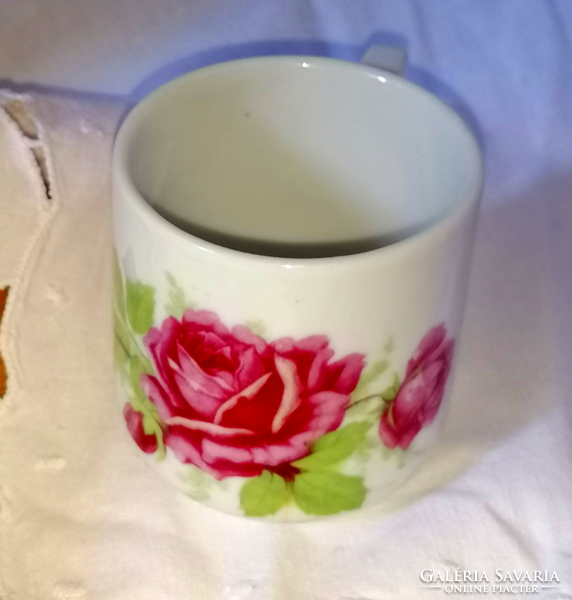 Zsolnay rose coffee cup 17.