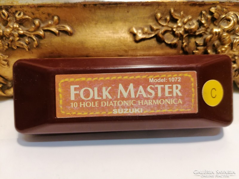 Folk Master 1072 modell,szép állapotú szájharmonika