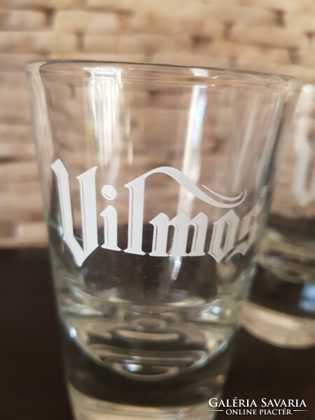 Vilmos brandy, liqueur, short drink, beverage, promotional glass