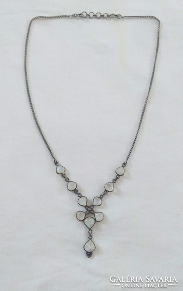Silver antique necklace