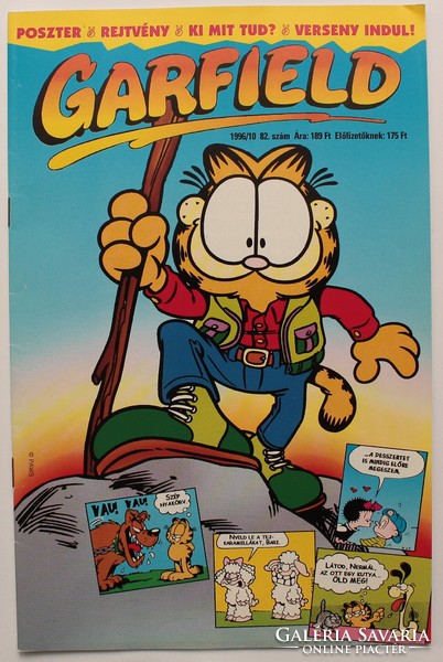 Garfield képregény 1996/10 82. szám