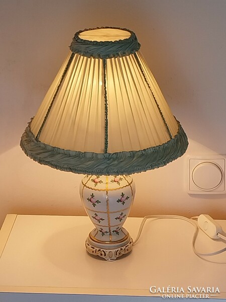 Lamp with sprog pattern from Herend - rare!