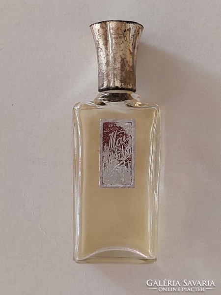 Régi Maiglöcken parfümös üveg címkés kölnis palack