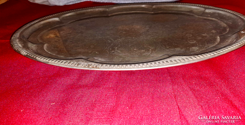 Retro metal tray 40 cm