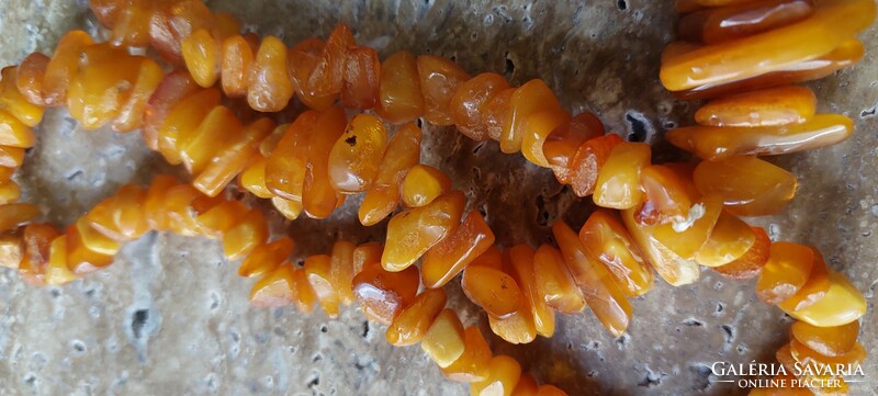 Amber necklace 65 grams, 66 cm, 8-30 mm eyes