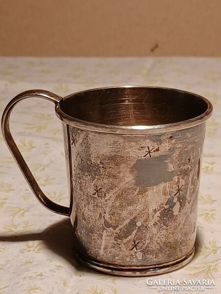 Silver-plated cup-marked