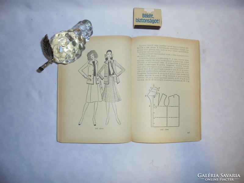 Cser ferencné: tailoring-sewing - 1972 - retro book