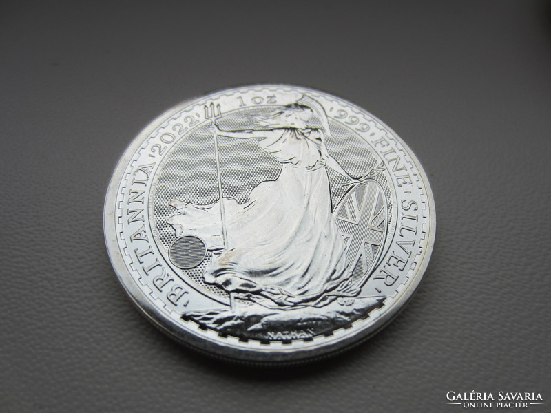 Britannia English 2022 1oz 0.999Ag color investment silver coin